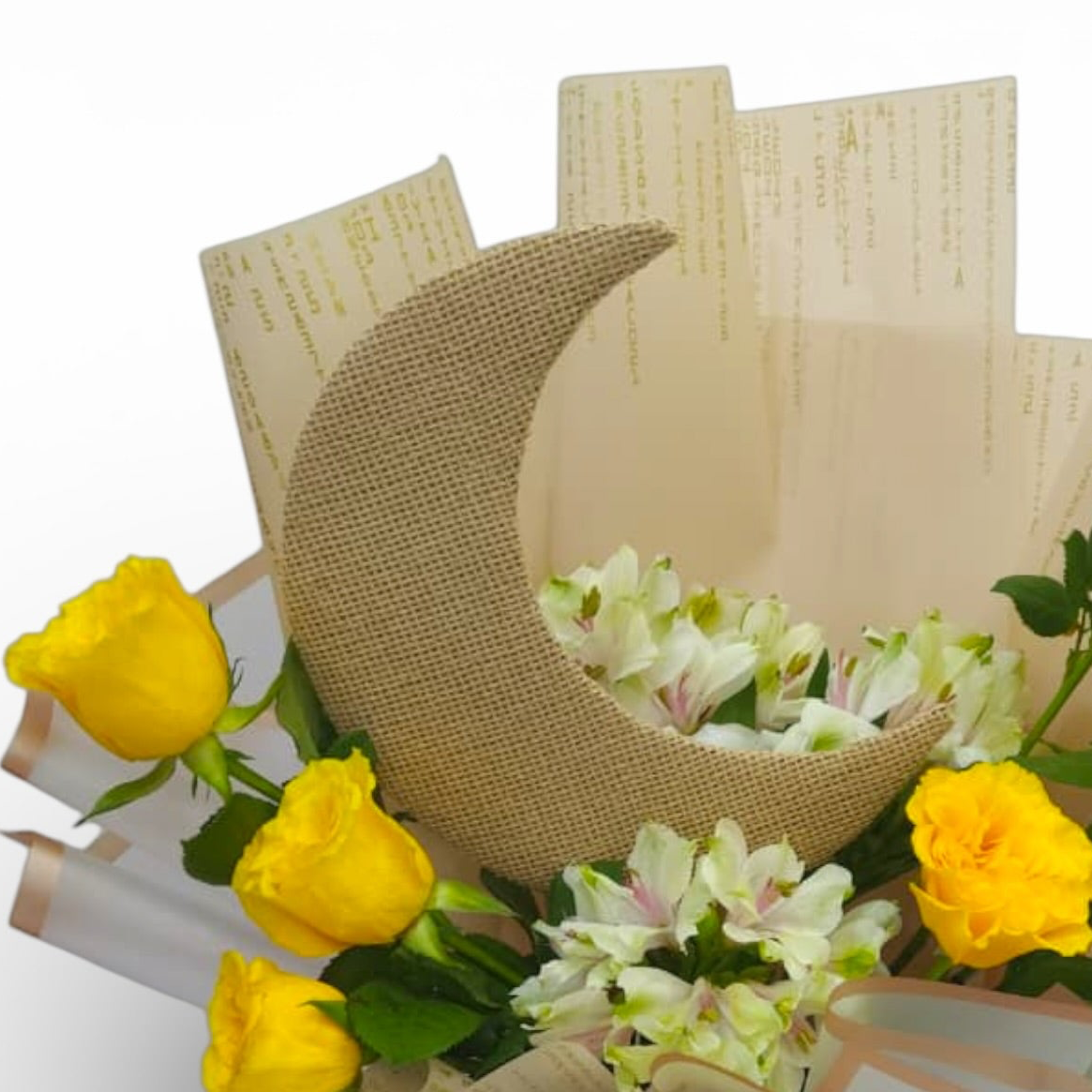 Golden Crescent Bloom