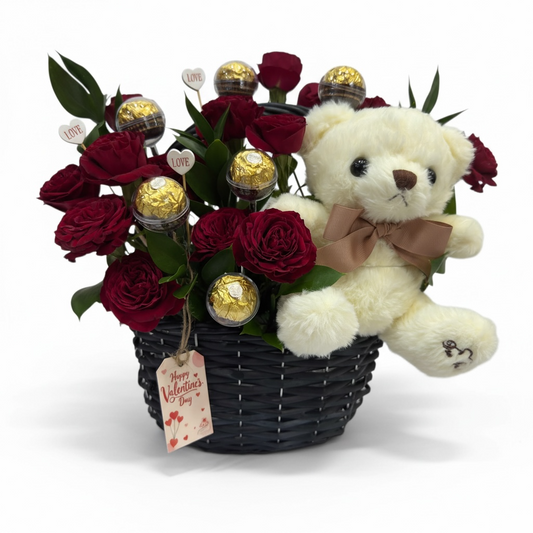 Golden Romance Basket