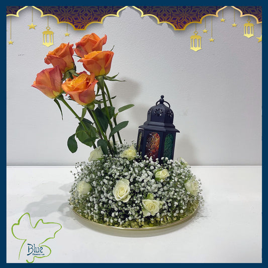 Lantern Glow Arrangement