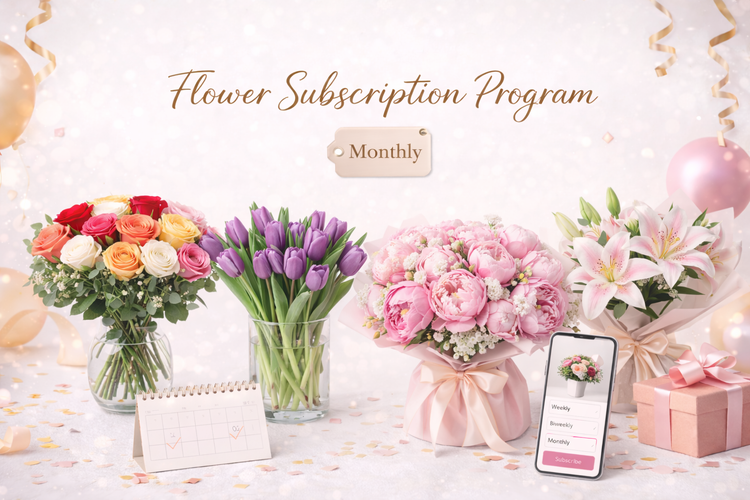Flowers subscription program