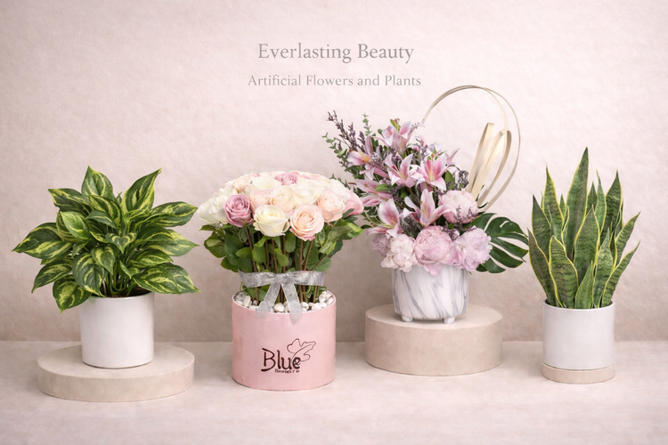 Artificial Flowers, Bouquets & Plants
