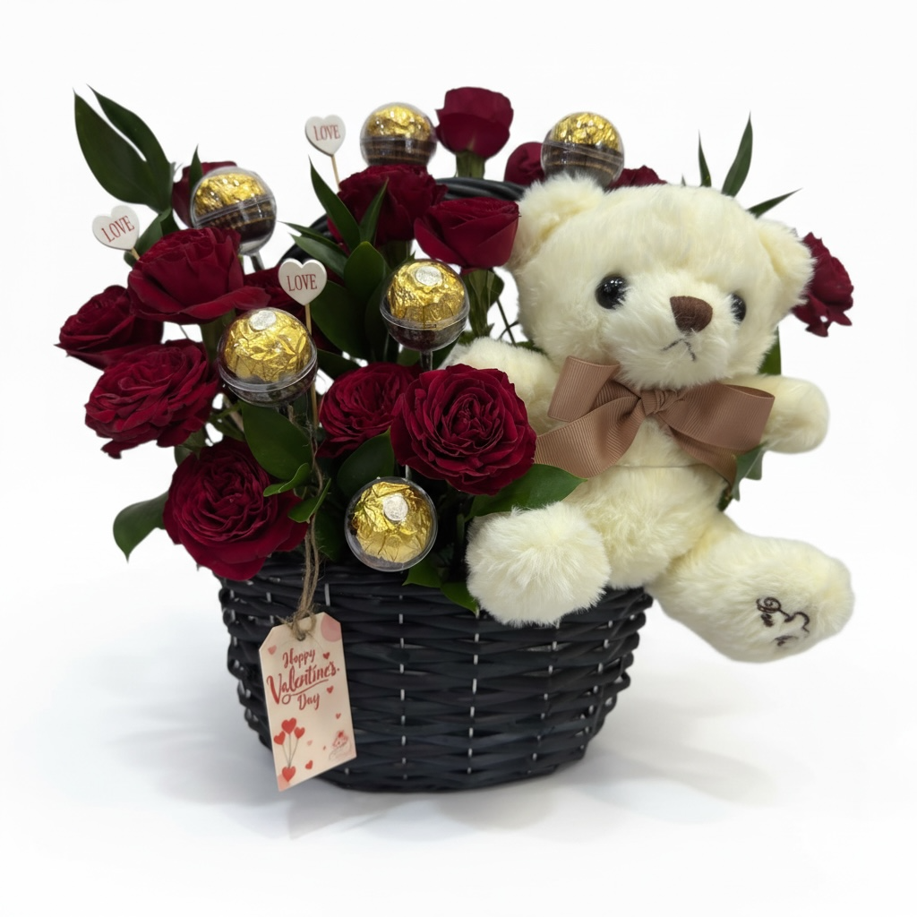 Golden Romance Basket