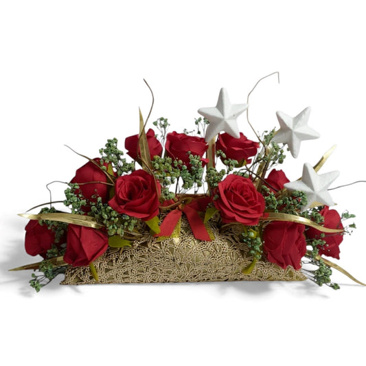 Starry Christmas Roses