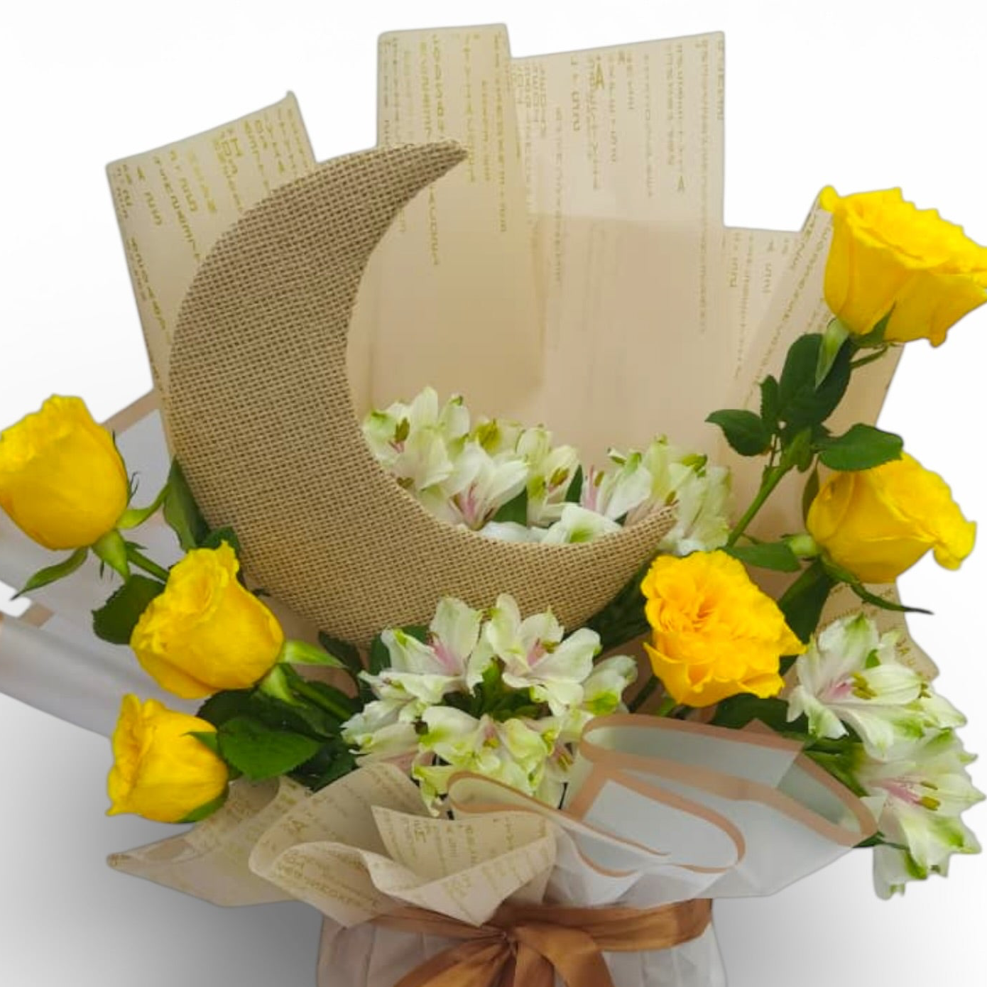 Golden Crescent Bloom