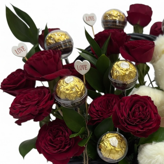 Golden Romance Basket