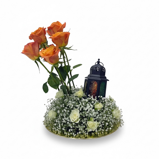Lantern Glow Arrangement